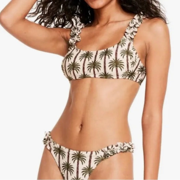 Agua Bendita x Target Palm print bralette bikini top - Picture 8 of 10